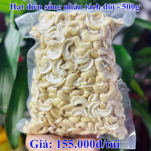 Hạt Điều Sống Nhân Tách Đôi – HANFIME – 500g