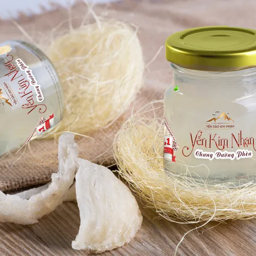 Tổ Yến Chưng Đường Phèn Kim Nhạn | Bát Trân Tẩm Bổ Cung Đình - Hũ 40g