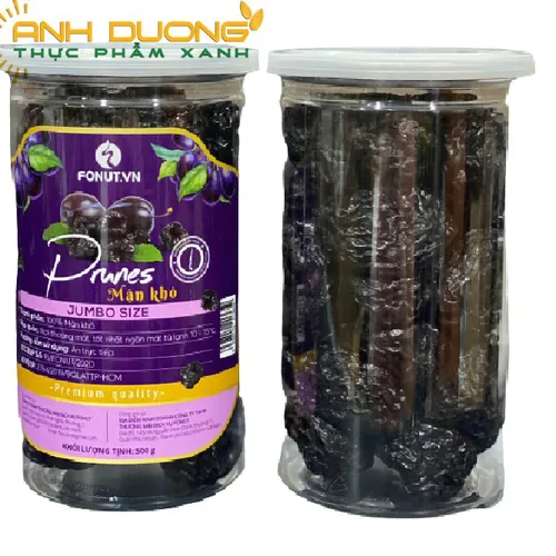 MẬN SẤY DẺO | LỢI ÍCH CỦA MẬN - 500G