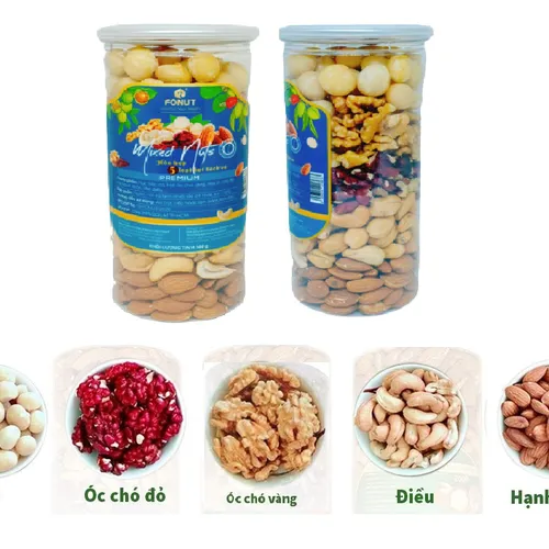 HẠT DINH DƯỠNG MIXED NUTS 5  | DINH DƯỠNG ĂN KIÊNG 