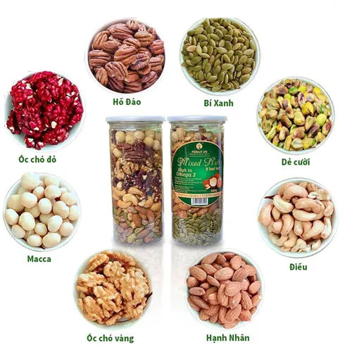 HẠT DINH DƯỠNG MIXED NUTS 8 | MÓN ĂN VẶT 