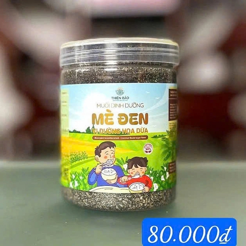 Muối Dinh Dưỡng Mè Đen Thiện Bảo – 200g