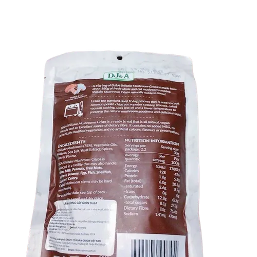 NẤM HƯƠNG SẤY GIÒN | NHẬP KHẨU - 65G