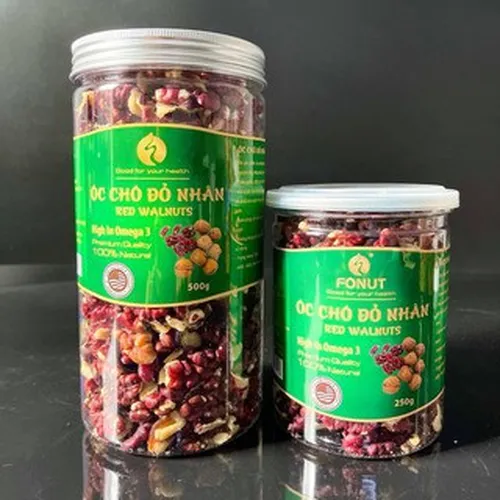 NHÂN QUẢ ÓC CHÓ ĐỎ MỸ - 500GR