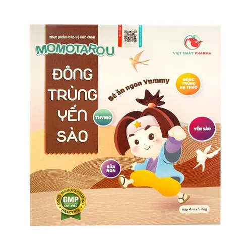 Siro Momotarou Đông Trùng Yến Sào | Bé ăn ngon, tăng sức đề kháng - 200ML