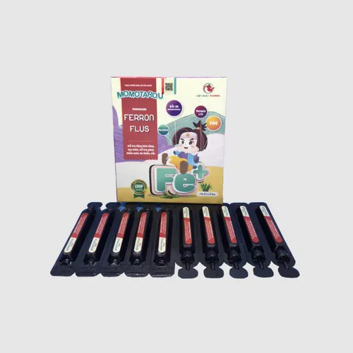 Siro Momotarou Premium Ferron Plus | Bổ máu, Bổ sung sắt và Vitamin cho trẻ nhỏ - 200ML