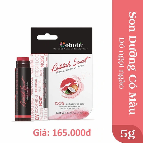 Son Dưỡng Có Màu Đỏ Ngọt Ngào – Coboté – 5g