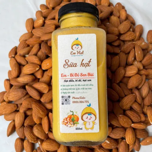 Sữa hạt bí đỏ mix – Em Bí Đỏ Sen Bùi