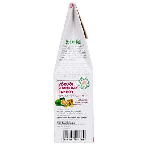 VỎ BƯỞI CHANH DÂY SẤY DẺO - 100GR