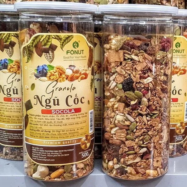 GRANOLA SOCOLA| DINH DƯỠNG ĂN KIÊNG(500G) 