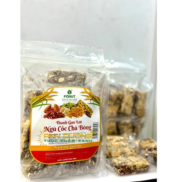 THANH GẠO LỨT NGŨ CỐC CHÀ BÔNG - 400G