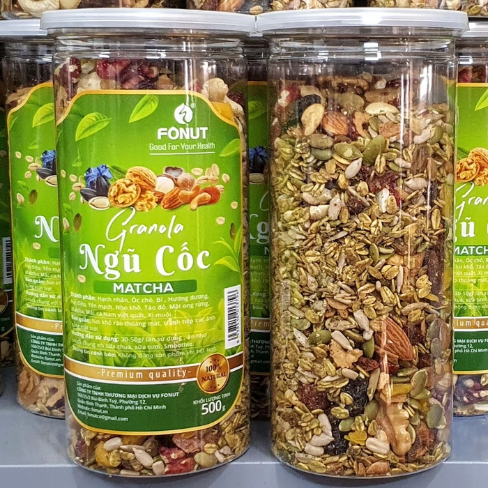 GRANOLA MATCHA | DINH DƯỠNG ĂN KIÊNG(500G)