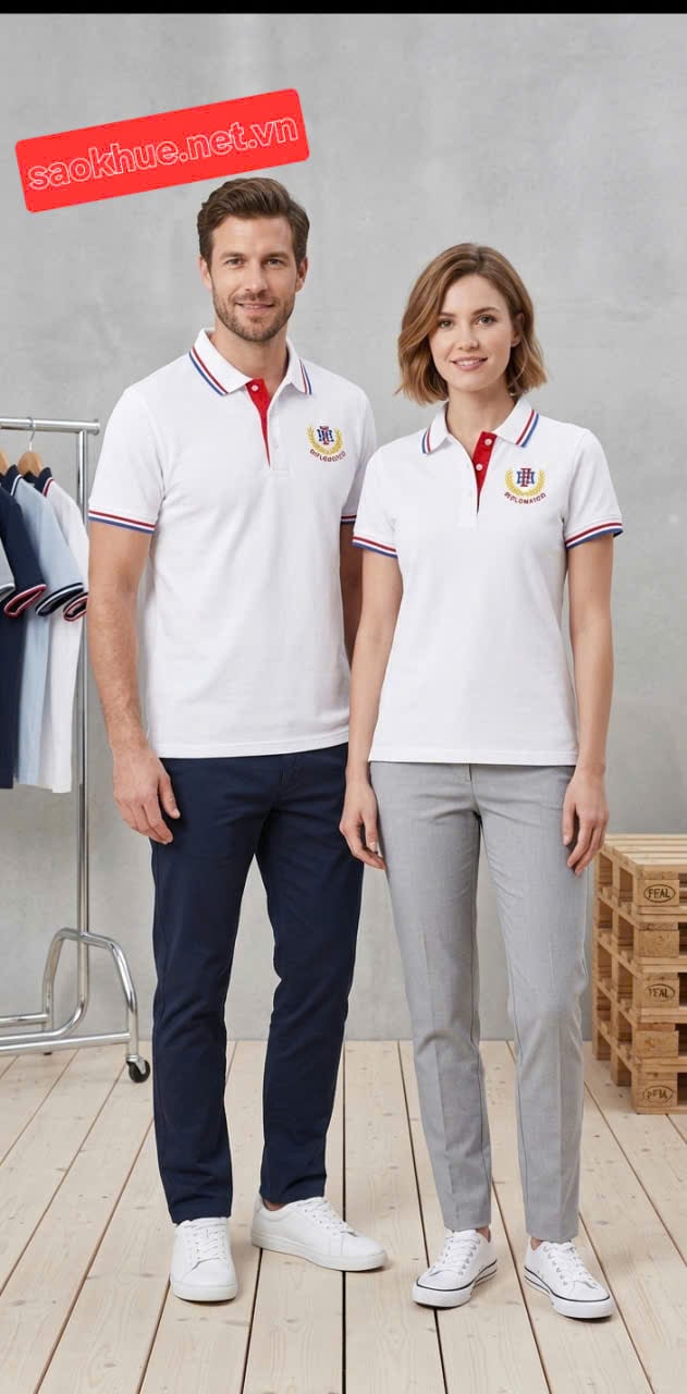 áo thun đồng phục phối màu đẹp