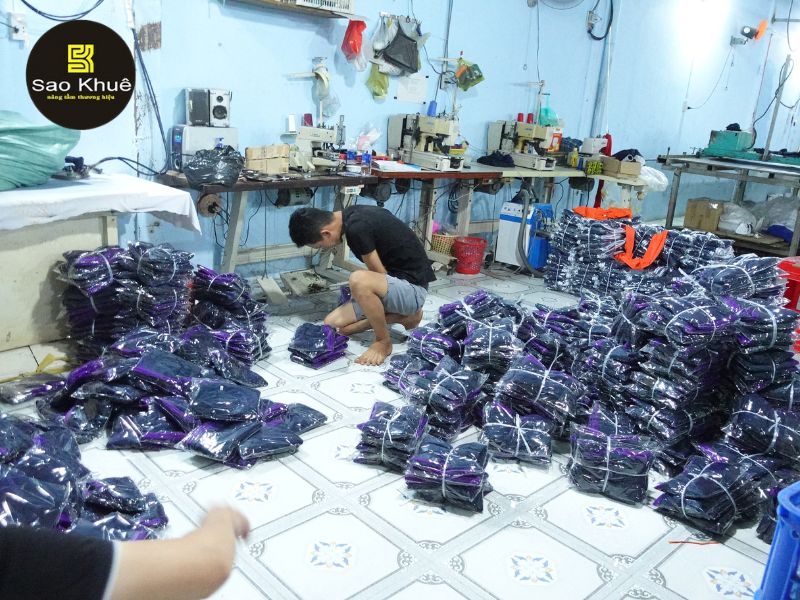 Xưởng may áo thun đồng phục giá rẻ tại TP HCM - Sao Khuê