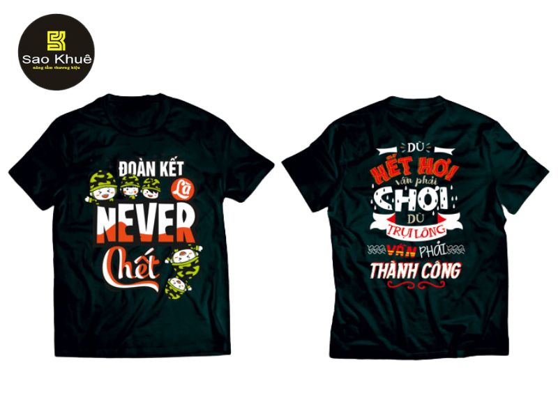 Áo thun đồng phục in hình 3d