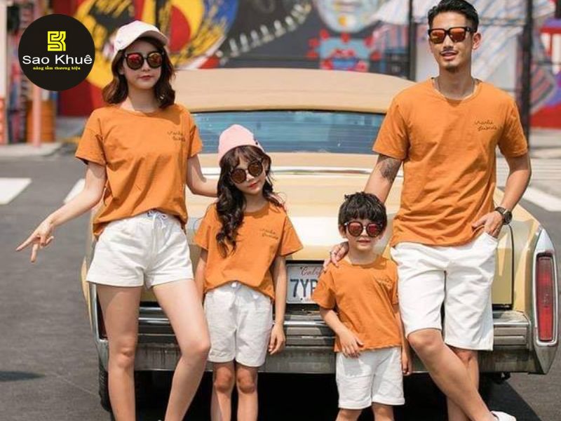 Xưởng may đồng phục gia đình sao khuê