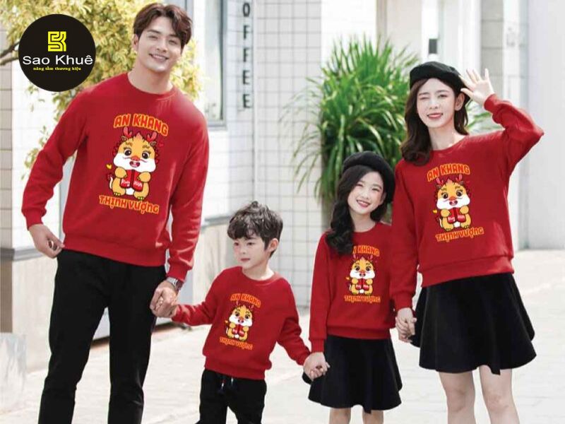 đồng phục gia đình tết