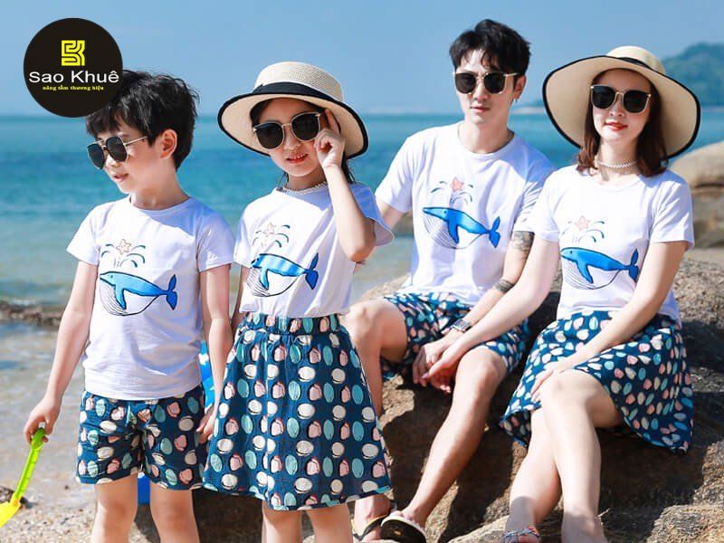 may đồng phục gia đình