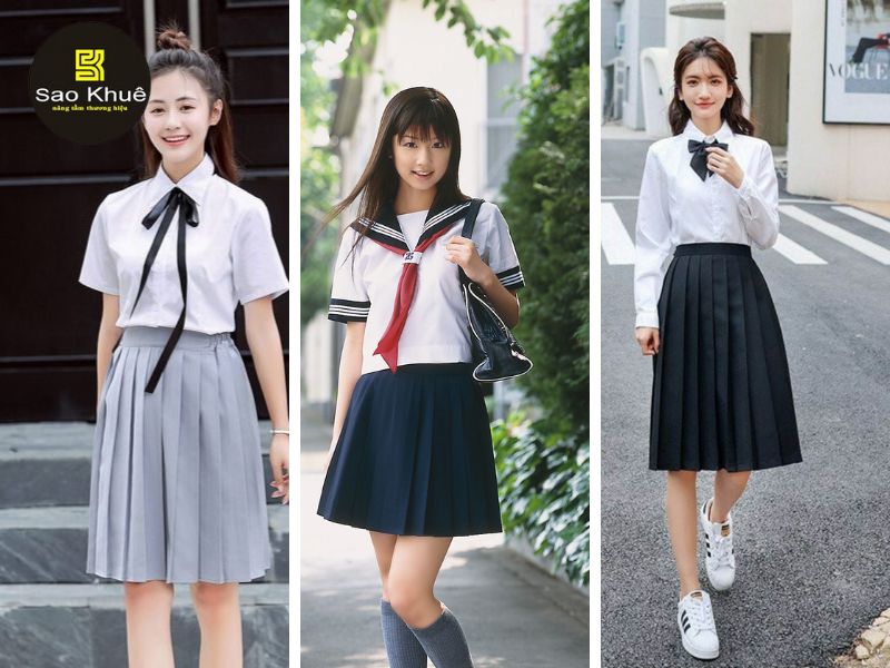 Váy đồng phục cho nữ
