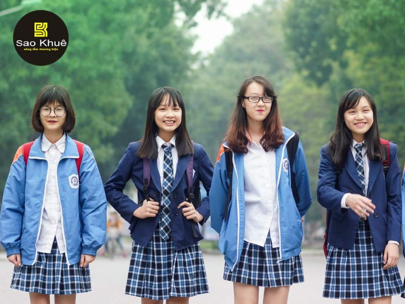 May đồng phục học sinh cấp 3 tại Sao Khuê