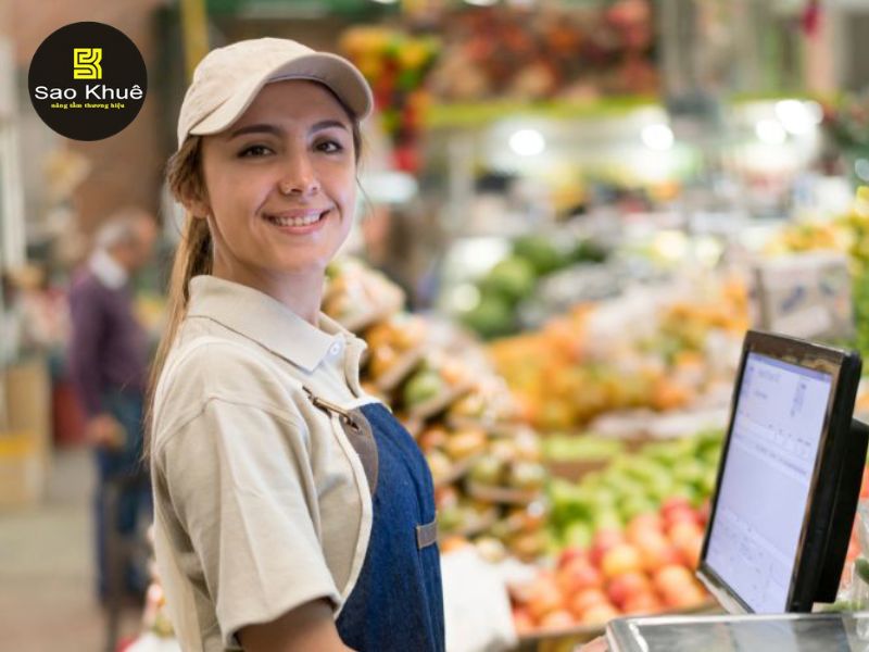 Đồng phục nhân viên quầy thu ngân