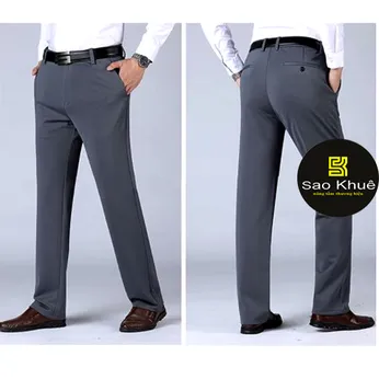 Quần tay nam màu xám ghi