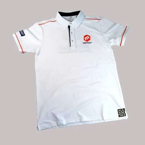 Áo thun đồng phục màu trắng phối