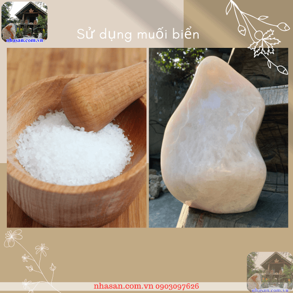 Sử dụng muối biển là phương pháp đánh bóng dễ thực hiện Sử dụng muối biển là phương pháp đánh bóng dễ thực hiện