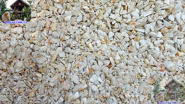Đá thạch anh thô vụn 0.3x0.5cm Đá thạch anh thô vụn 0.3x0.5cm