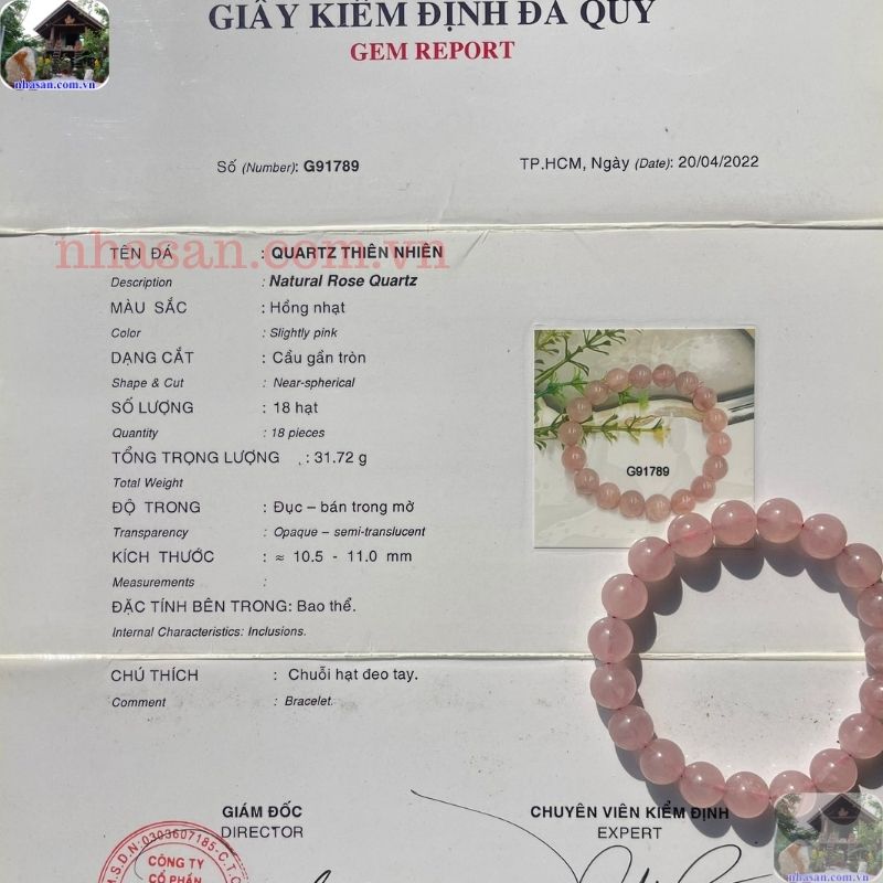 Giá vòng thạch anh hồng sẽ dao động từ 900.000đ đến vài triệu đồng tùy loại tự nhiên Giá vòng thạch anh hồng sẽ dao động từ 900.000đ đến vài triệu đồng tùy loại tự nhiên