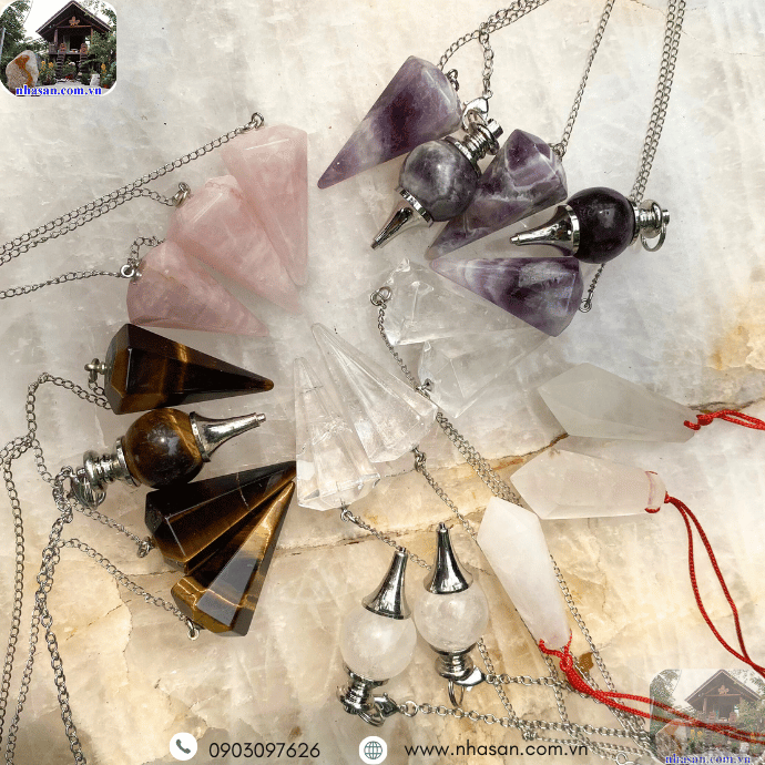 Sử dụng con lắc từ đá tự nhiên sẽ giúp đem lại hiệu quả cao Sử dụng con lắc từ đá tự nhiên sẽ giúp đem lại hiệu quả cao
