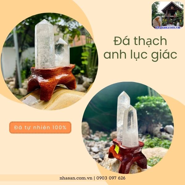 Đá thạch anh lục giác là vật phẩm được biết đến như một biểu tượng của tài lộc Đá thạch anh lục giác là vật phẩm được biết đến như một biểu tượng của tài lộc