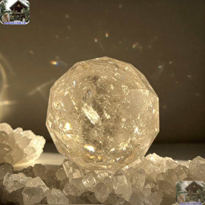 Pha lê chủ yếu mang ý nghĩa trang trí, phản chiếu ánh sáng đẹp mắt Pha lê chủ yếu mang ý nghĩa trang trí, phản chiếu ánh sáng đẹp mắt