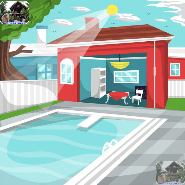 Hồ bơi sau nhà có thể gây ảnh hưởng đến tài lộc và sức khỏe Hồ bơi sau nhà có thể gây ảnh hưởng đến tài lộc và sức khỏe