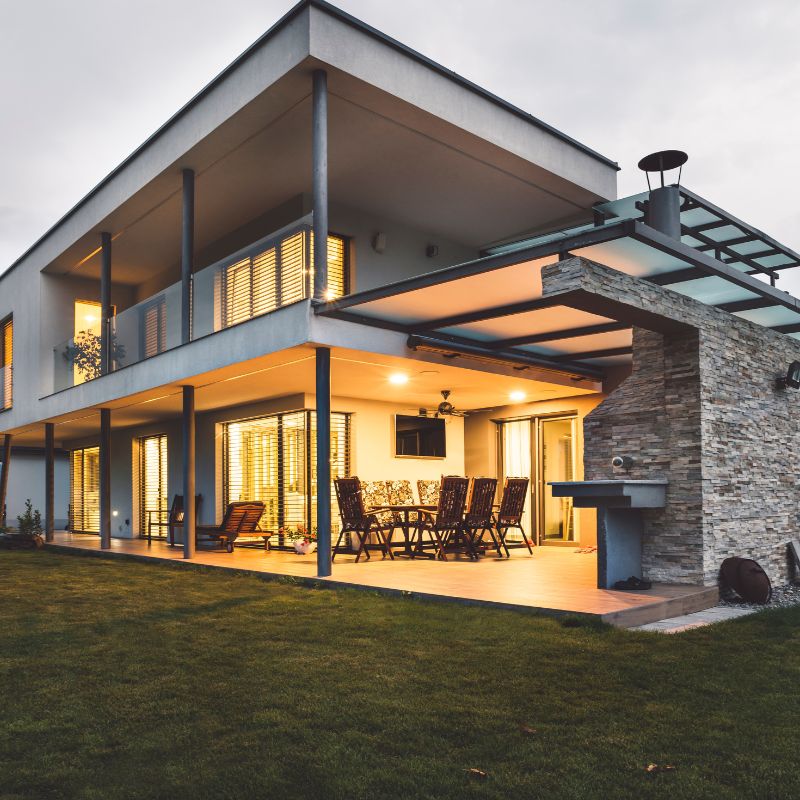 Một khoảng sân rộng hoặc một công viên phía trước chính là minh đường lý tưởng Một khoảng sân rộng hoặc một công viên phía trước chính là minh đường lý tưởng