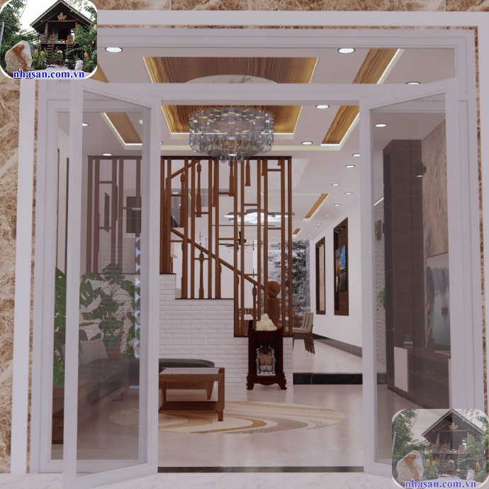 Vị trí trung tâm ngôi nhà được ví như "bộ mặt" của gia chủ Vị trí trung tâm ngôi nhà được ví như "bộ mặt" của gia chủ