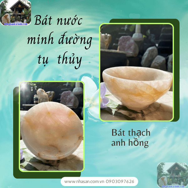 Bát nước được xem như bản thu nhỏ của minh đường tụ thủy trong tự nhiên Bát nước được xem như bản thu nhỏ của minh đường tụ thủy trong tự nhiên