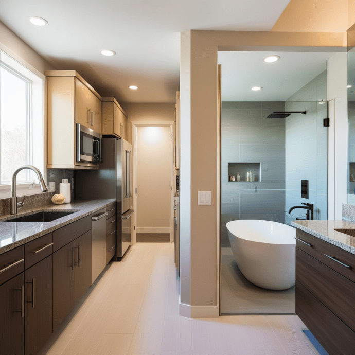 Nếu đặt bếp đối diện nhà vệ sinh sẽ tạo sự xung đột giữa năng lượng của bếp và nhà vệ sinh  Nếu đặt bếp đối diện nhà vệ sinh sẽ tạo sự xung đột giữa năng lượng của bếp và nhà vệ sinh