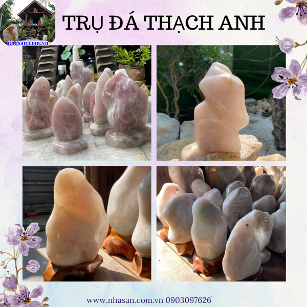 Trụ đá thạch anh hồng - Biểu tượng của tình yêu, lãng mạn Trụ đá thạch anh hồng - Biểu tượng của tình yêu, lãng mạn