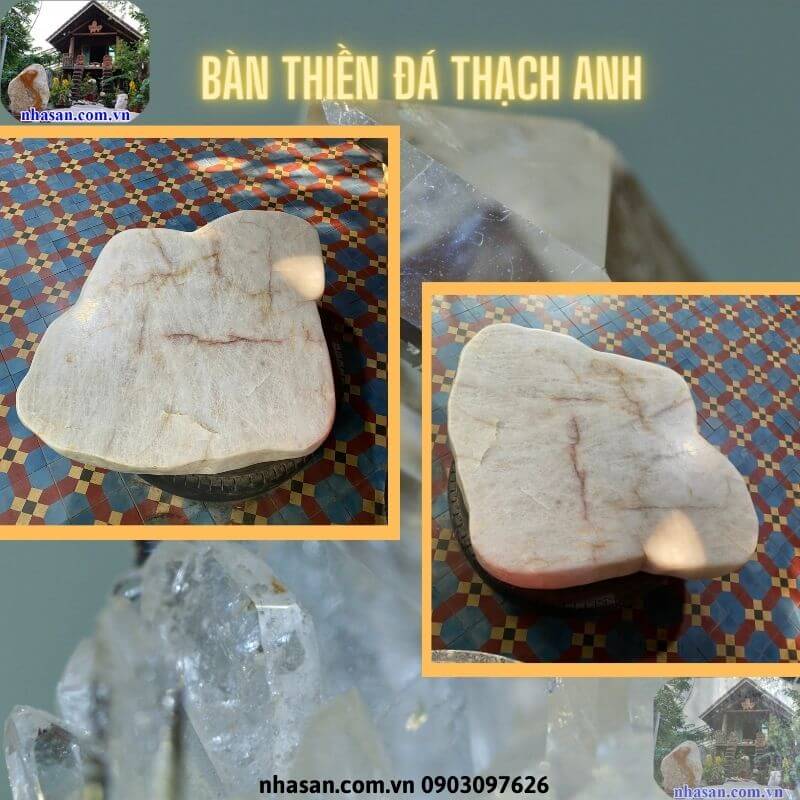 Bàn ngồi thiền đá thạch anh hỗ trợ chữa bệnh, thư giãn Bàn ngồi thiền đá thạch anh hỗ trợ chữa bệnh, thư giãn