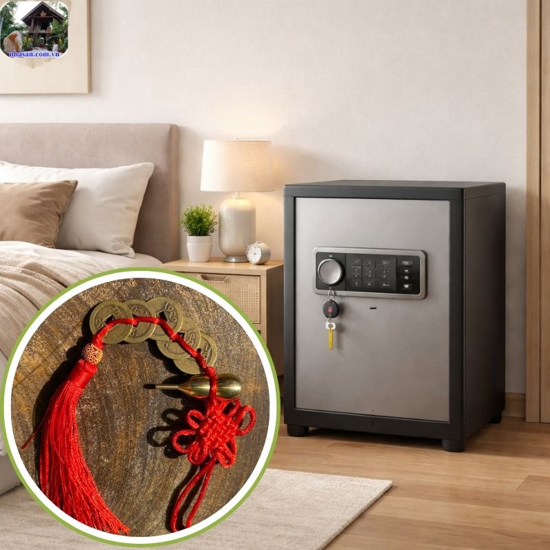 Đồng xu phong thủy bỏ vào két sắt Đồng xu phong thủy bỏ vào két sắt