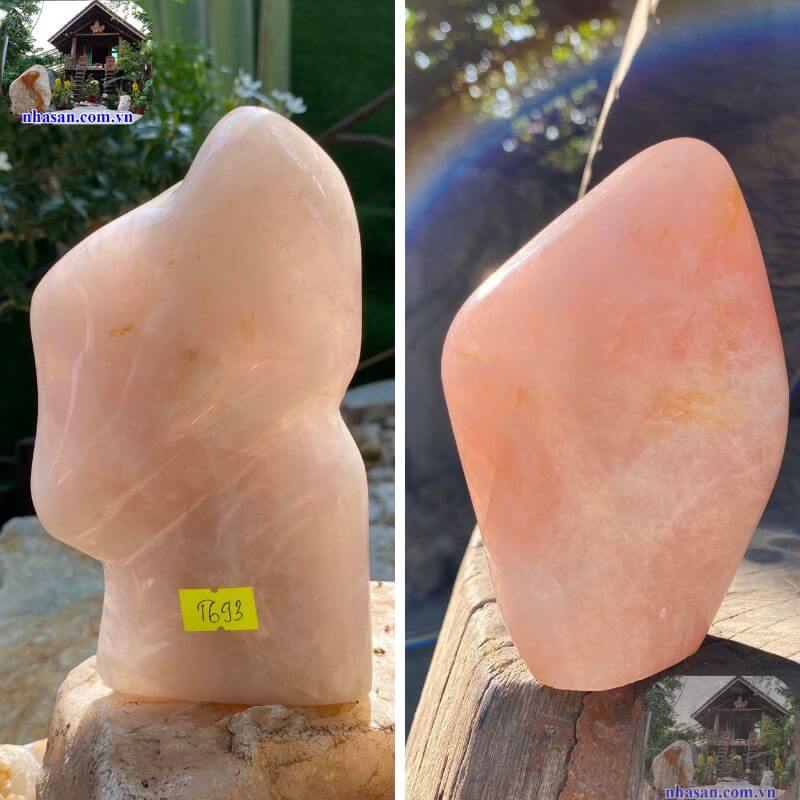 Thạch anh hồng được cho là có thể giúp mở lòng và hàn gắn các mối quan hệ Thạch anh hồng được cho là có thể giúp mở lòng và hàn gắn các mối quan hệ