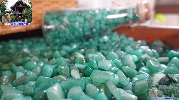 Đá mã não xanh vụn tự nhiên Đá mã não xanh vụn tự nhiên