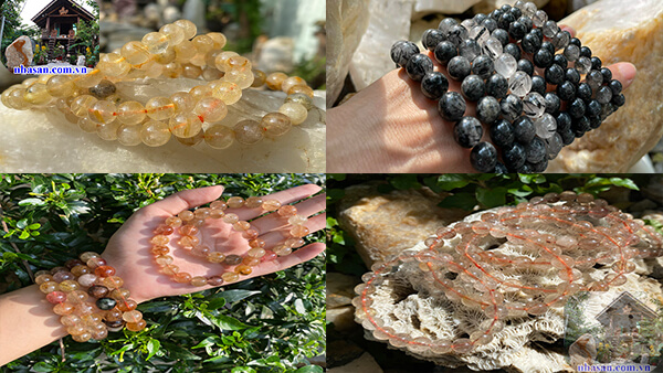 Vòng đá thạch anh tóc giúp bạn thu hút cơ hội và may mắn Vòng đá thạch anh tóc giúp bạn thu hút cơ hội và may mắn