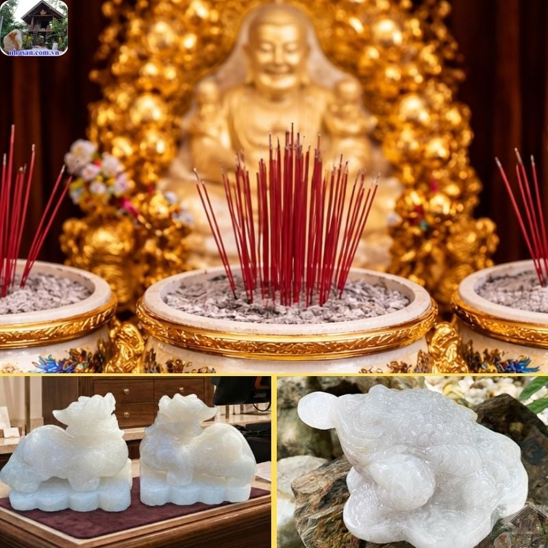 Cách đặt Ông Cóc và Tỳ Hưu ở bàn Thần Tài theo tuổi Cách đặt Ông Cóc và Tỳ Hưu ở bàn Thần Tài theo tuổi