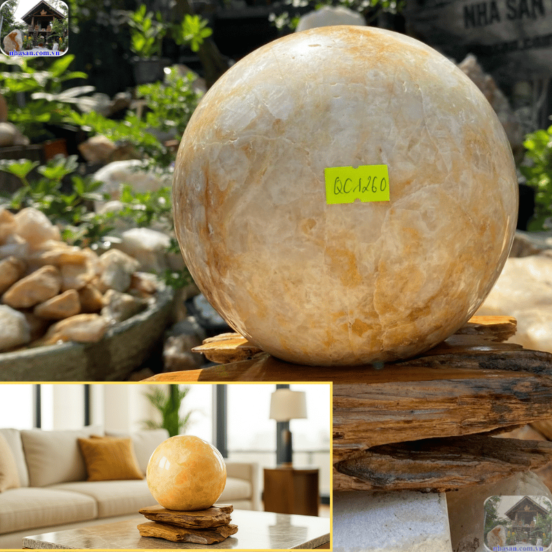 Một quả cầu đặt đúng chỗ có thể biến đổi khí trường, hóa giải sát khí và mang lại vượng khí Một quả cầu đặt đúng chỗ có thể biến đổi khí trường, hóa giải sát khí và mang lại vượng khí