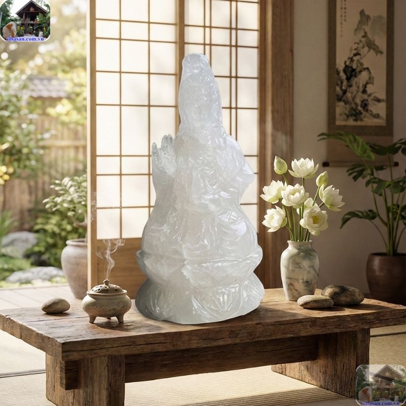 Bạn có thể đặt tượng Phật ở phòng thiền để tâm sáng suốt, thanh tịnh Bạn có thể đặt tượng Phật ở phòng thiền để tâm sáng suốt, thanh tịnh