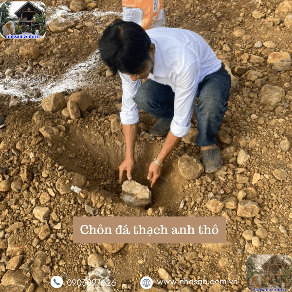 Sử dụng đá thạch anh thô để chôn tại khu đất có âm khí Sử dụng đá thạch anh thô để chôn tại khu đất có âm khí
