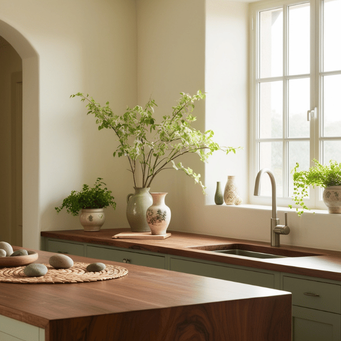 Điều đặc biệt là luôn giữ cho căn bếp được sạch sẽ, gọn gàng Điều đặc biệt là luôn giữ cho căn bếp được sạch sẽ, gọn gàng