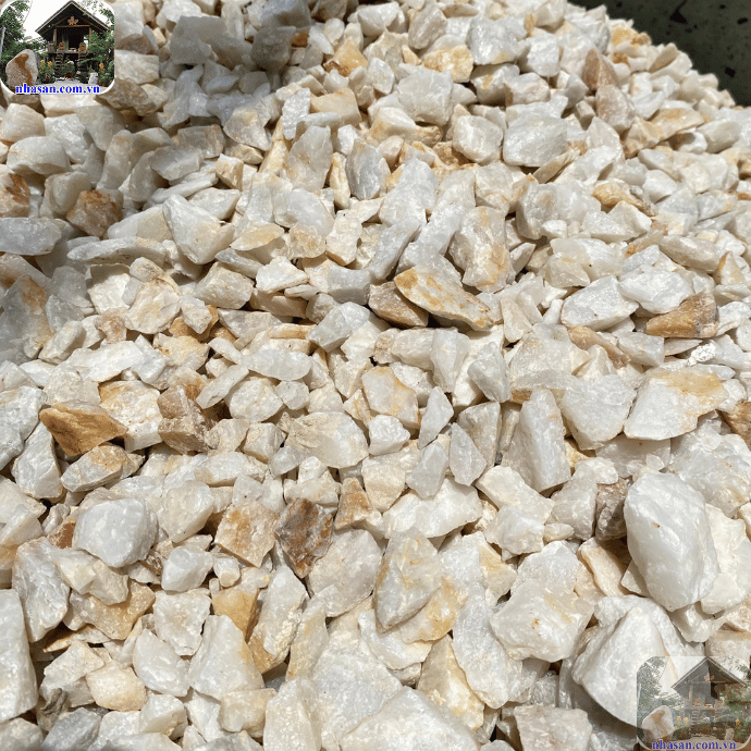 Đá thạch anh vụn 1x2cm dùng để rải nhà vệ sinh Đá thạch anh vụn 1x2cm dùng để rải nhà vệ sinh